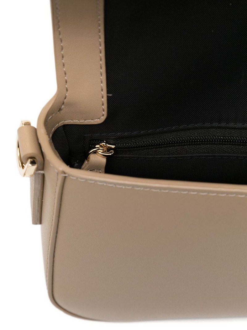 logo-appliqué flap bag 4