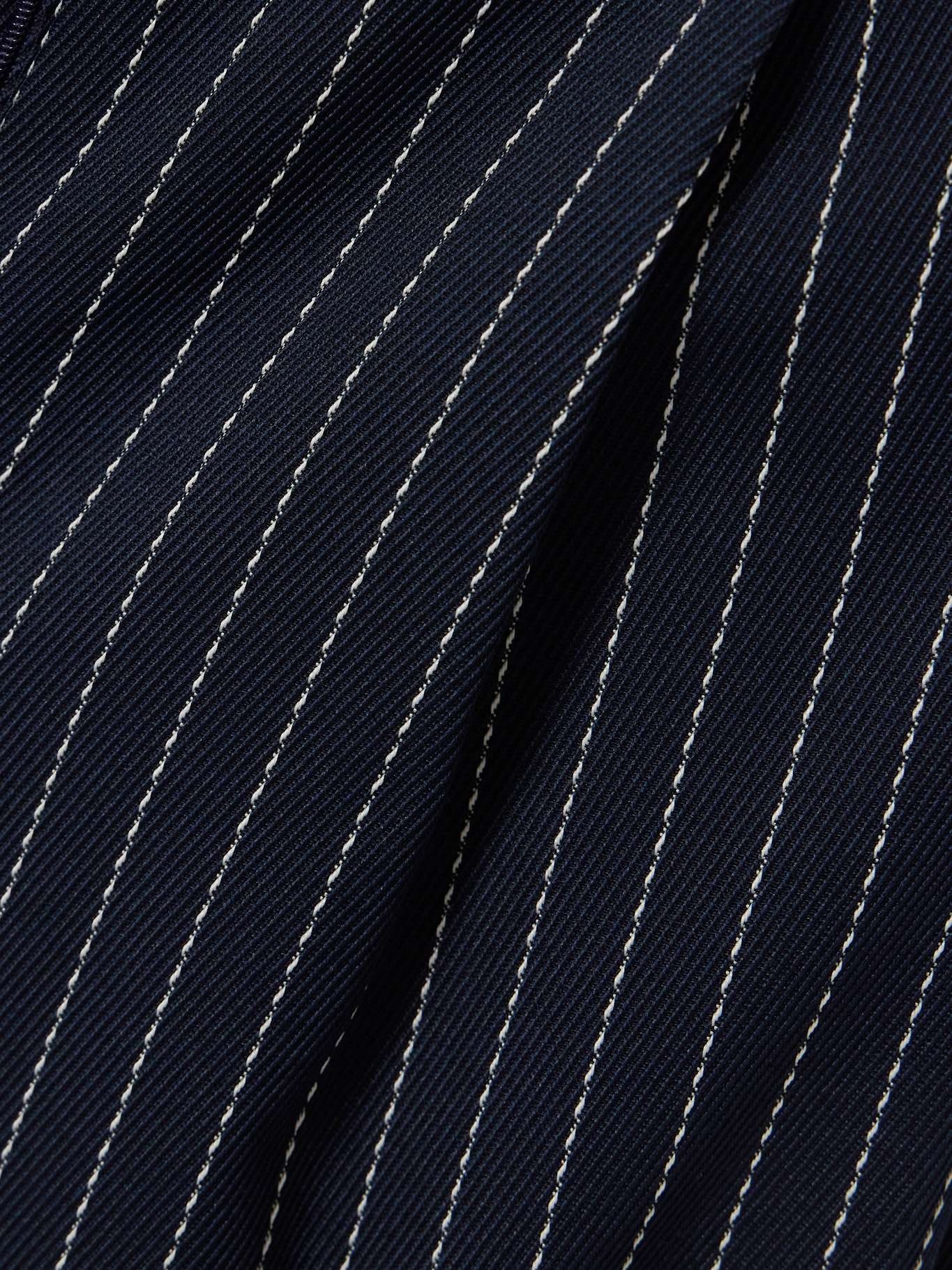 Ripley pleated pinstriped twill wide-leg pants - 4