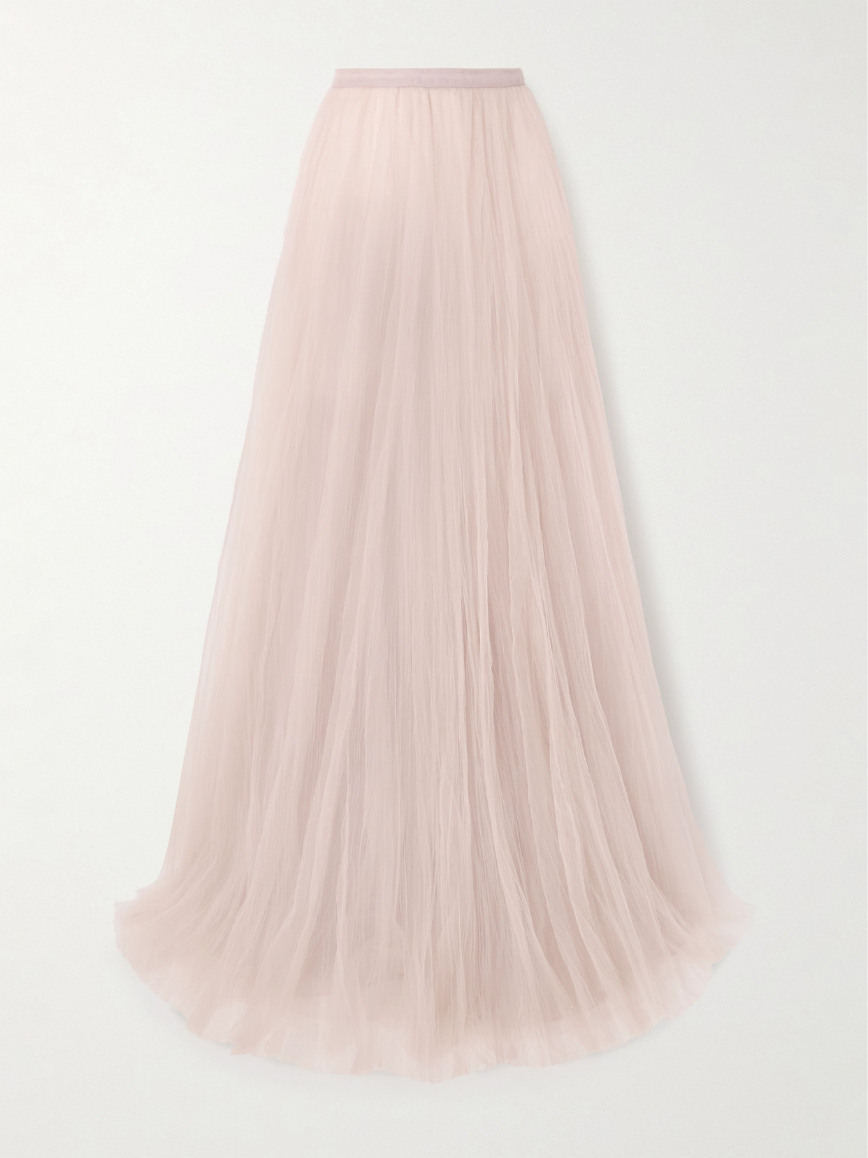 Plissé-tulle Maxi Skirt - 1