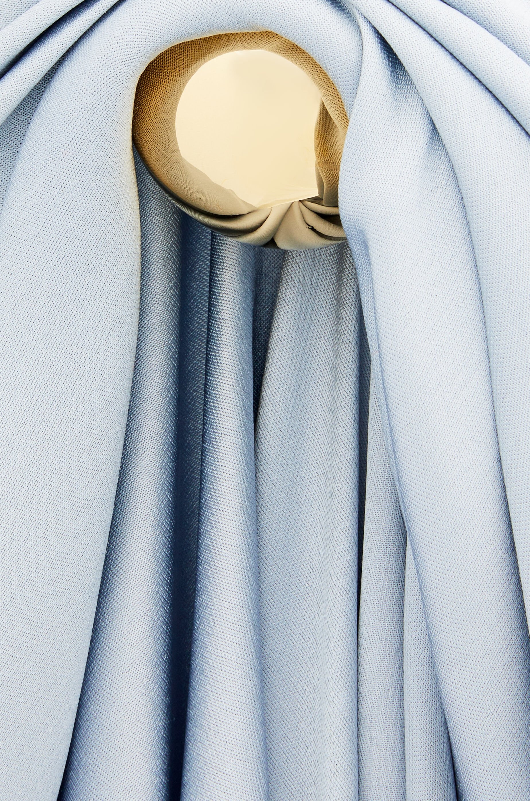 Draped dress in silk - 6