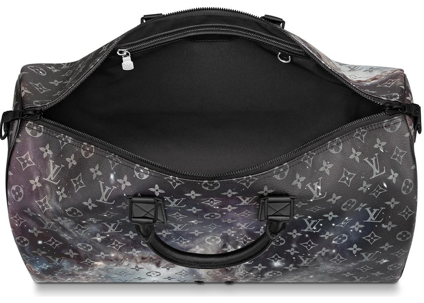 Louis Vuitton Keepall Bandouliere Monogram Galaxy 50 Black Multicolor - 3