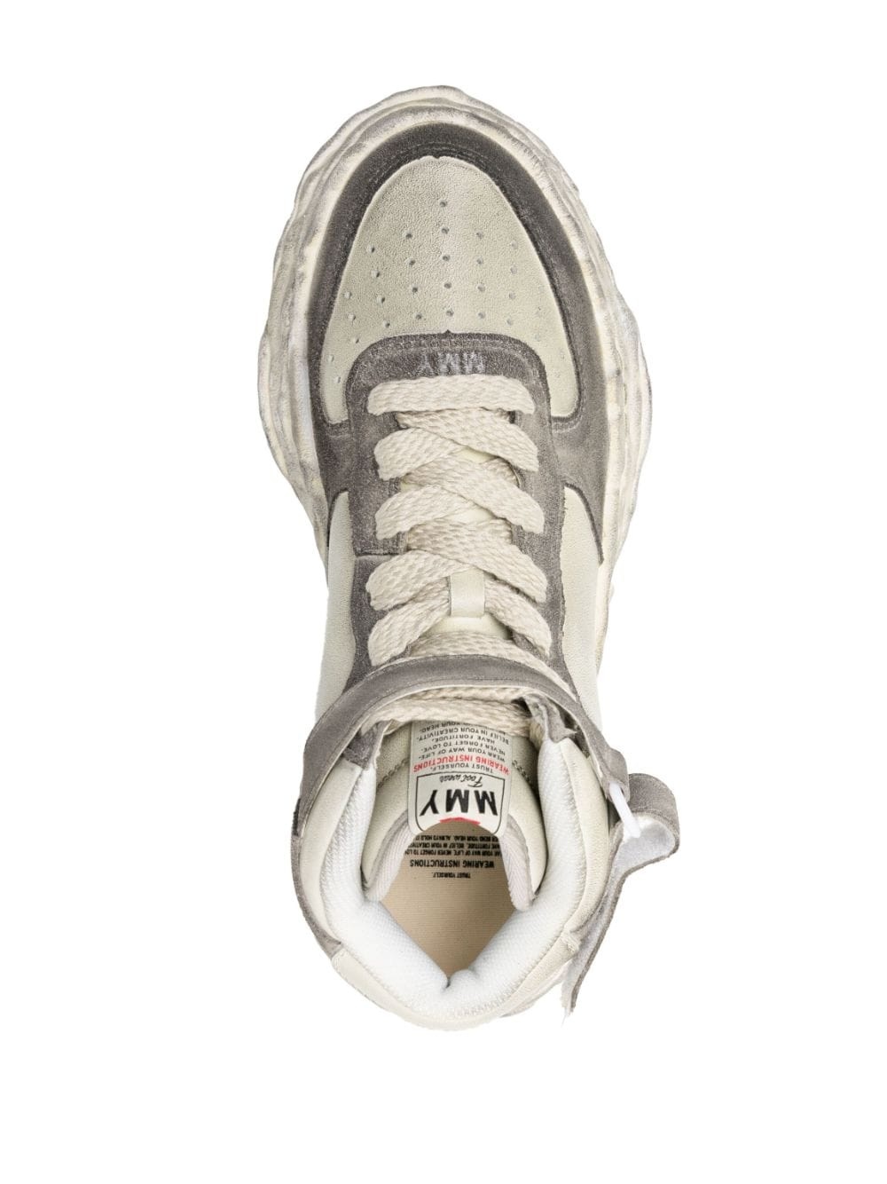 Wayne Brushed suede high-top sneakers - 4