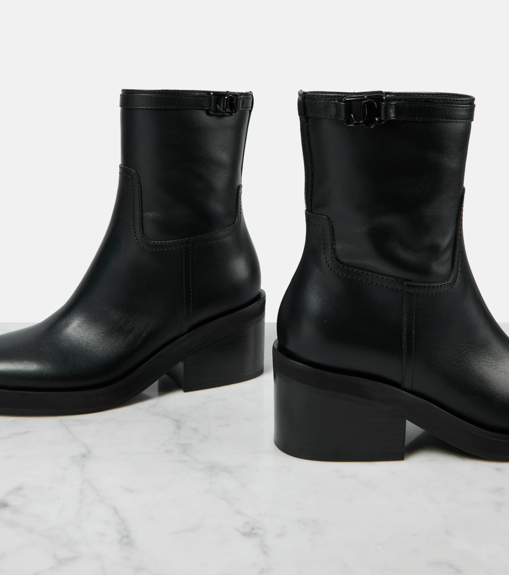 Yasmin 70 leather ankle boots - 5