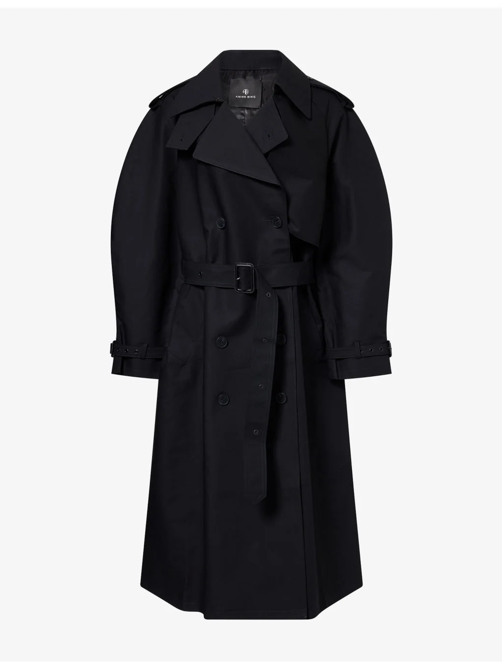 Pascale Cotton Maxi Trench Coat - 1