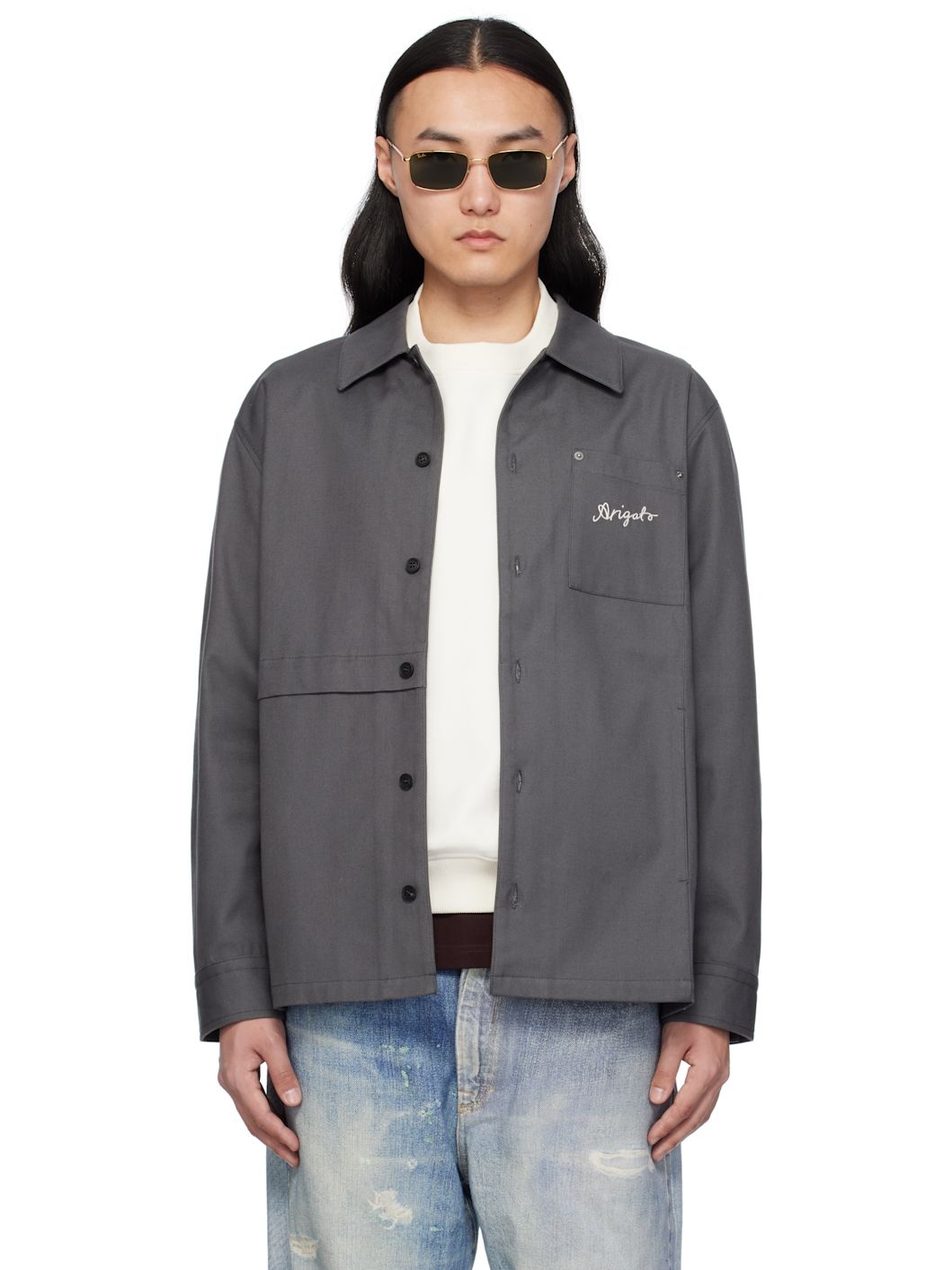 Gray Rowe Canvas Overshirt - 1