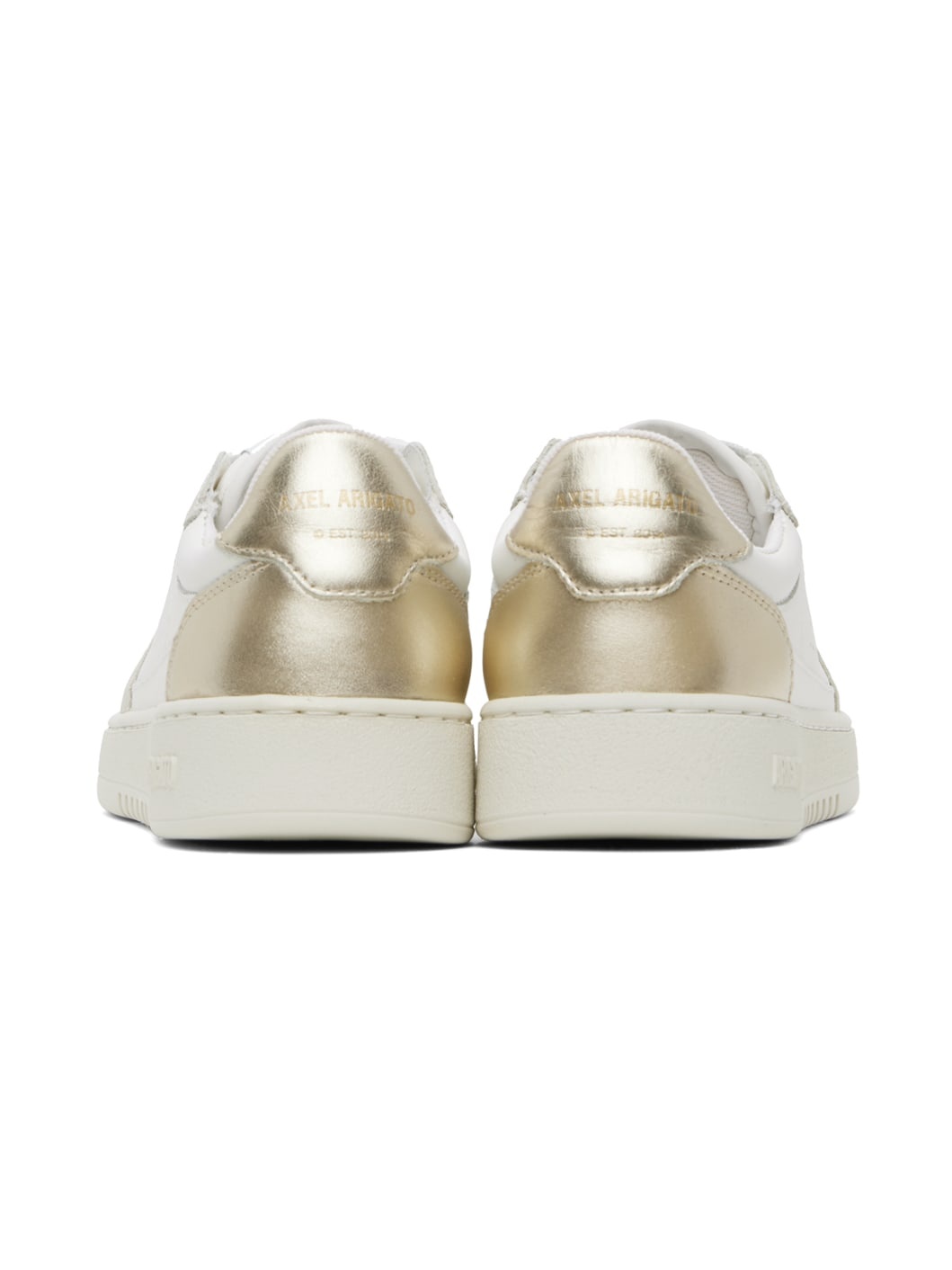 White & Beige Dice Lo Sneakers - 2