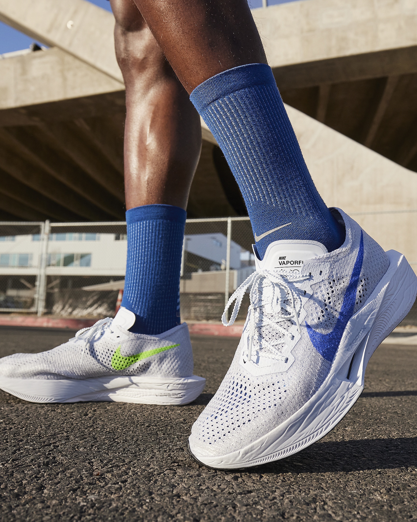 ★NIKE ZoomX Vaporfly Next% 3 Football Grey Racer Blue★ Nike ZoomX Vaporfly Next% 3 “Football Grey Racer Blue
