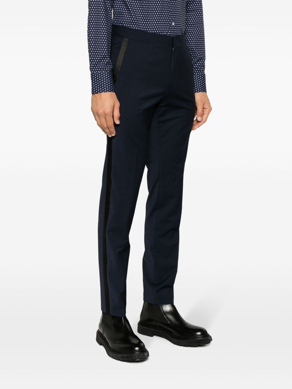 tapered-leg chino trousers - 3