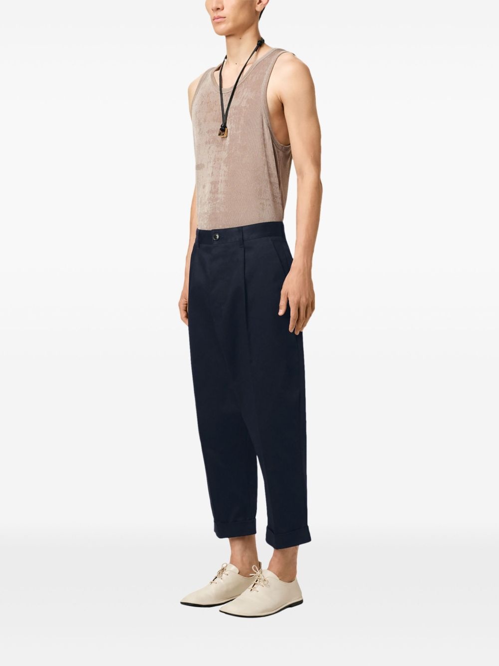 oversized carrot-cut trousers - 3