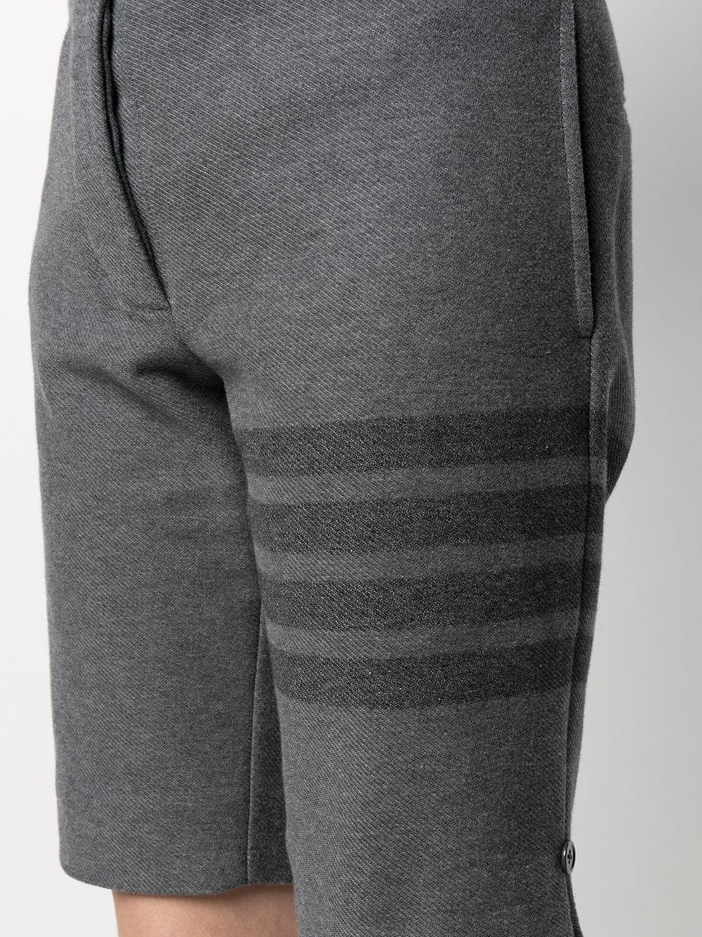 4-Bar stripe twill shorts - 5