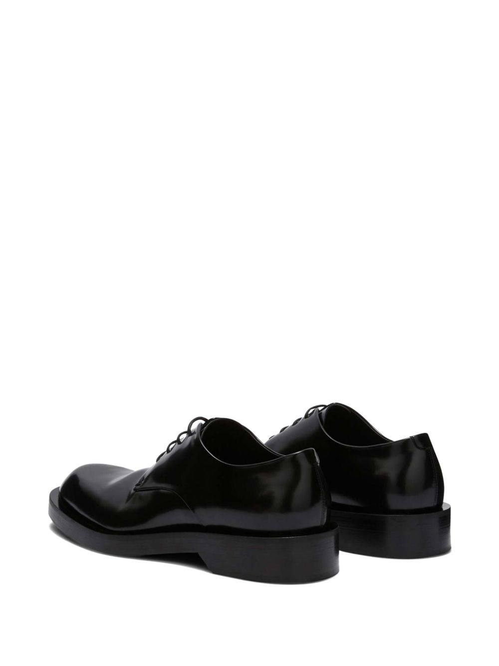 leather lace-up shoes - 3