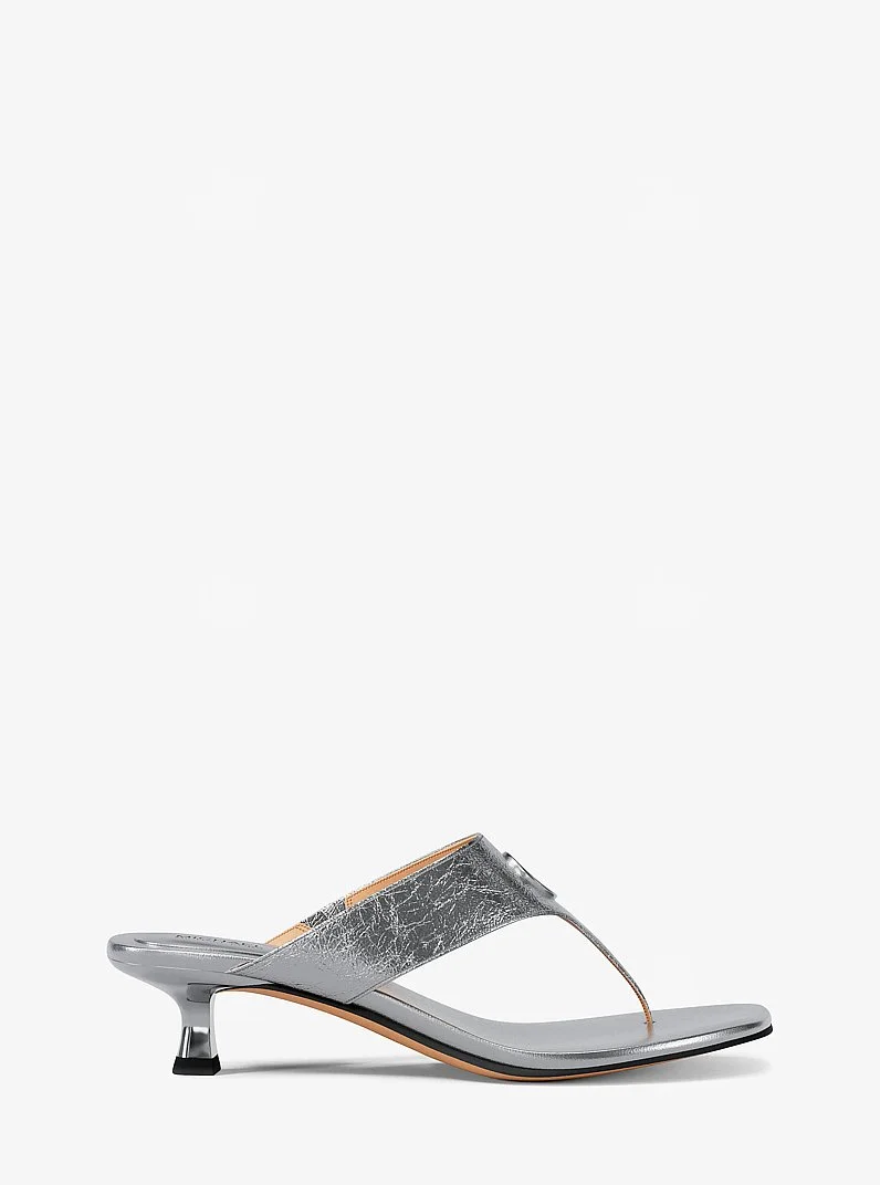 Anneka Metallic Thong Sandal - 1