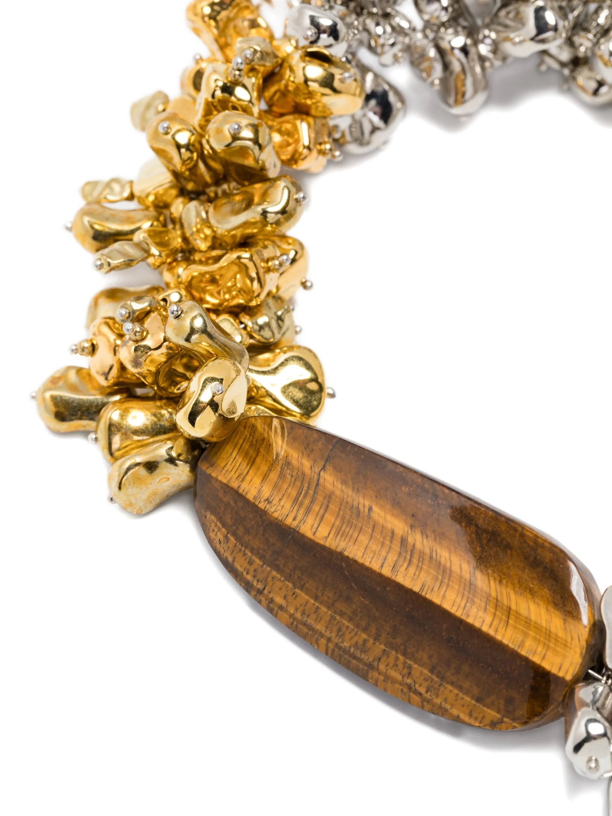 Dries Van Noten Tiger-eye Necklace - 3