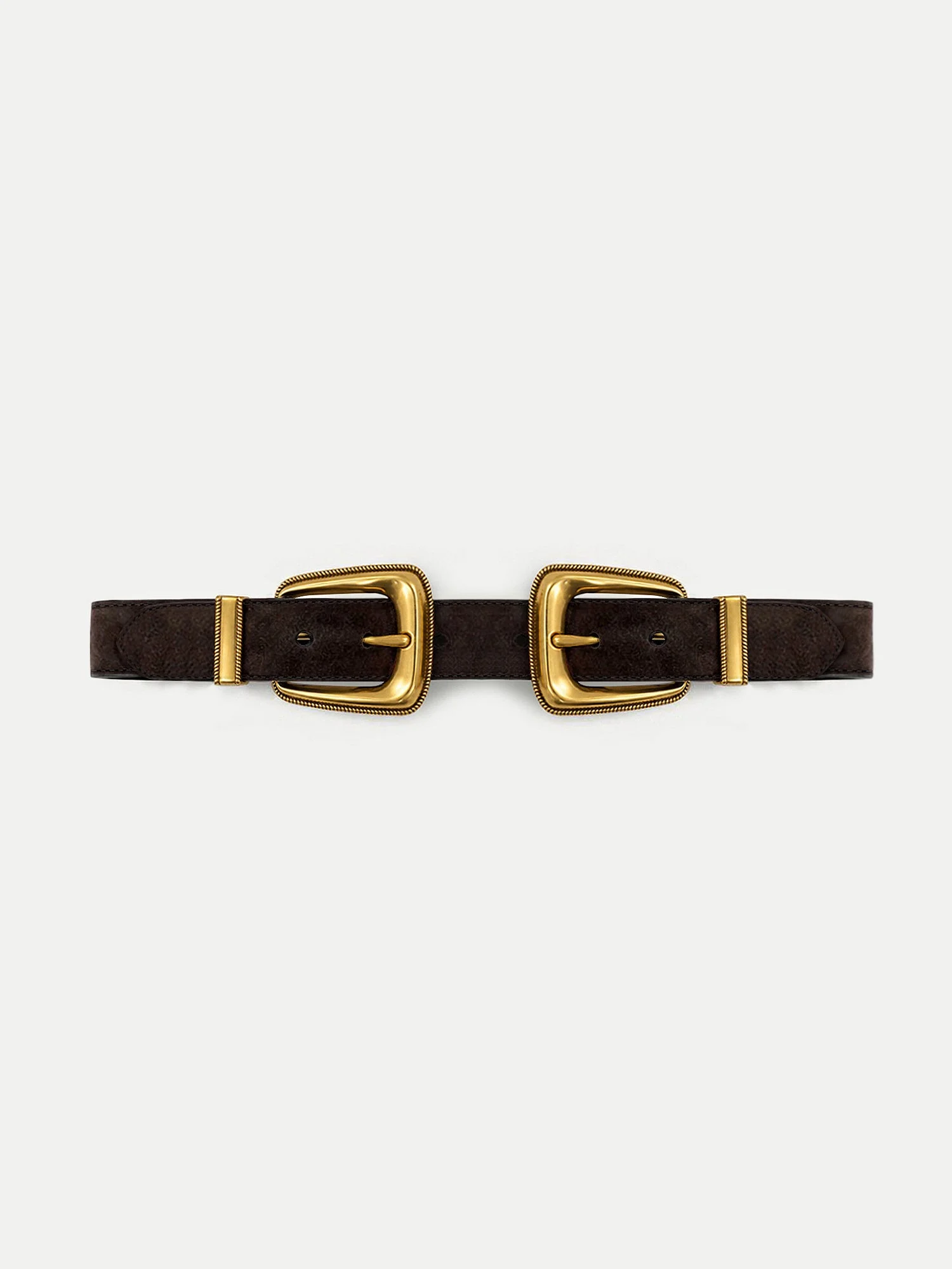 DOUBLE-BUCKLE ARCH WAIST BELT - 1