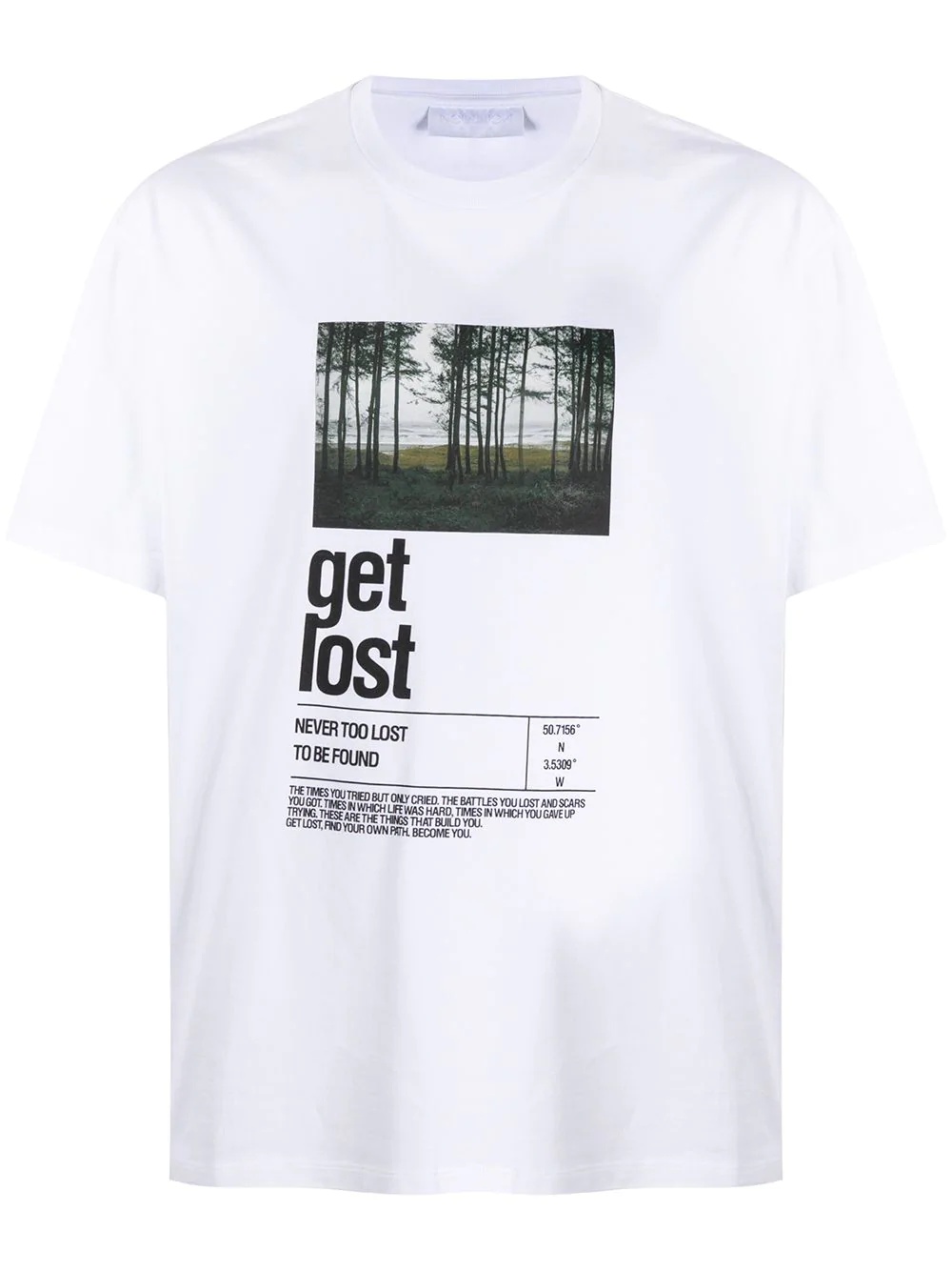 Get Lost print T-shirt - 1