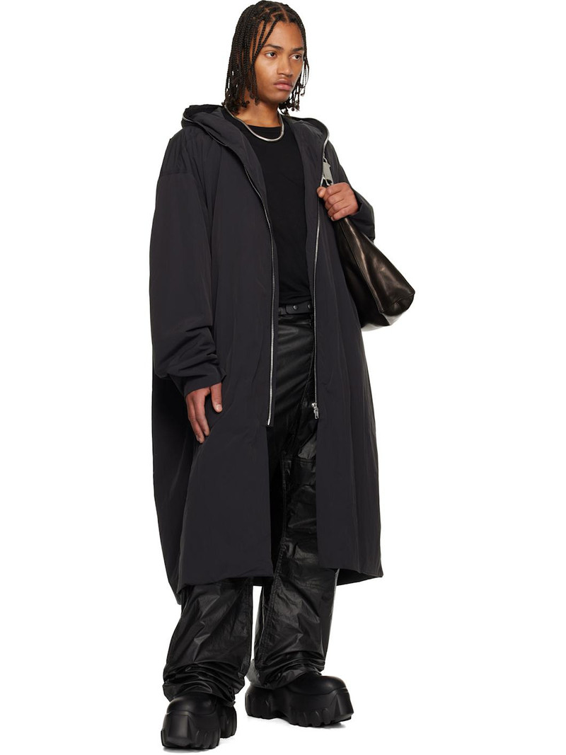 Rick Owens Black Concordians Mac Big Shoulders Coat outlook