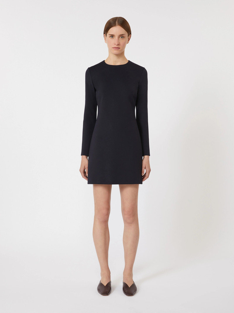 AGRESTE Short scuba jersey dress - ULTRAMARINE 3
