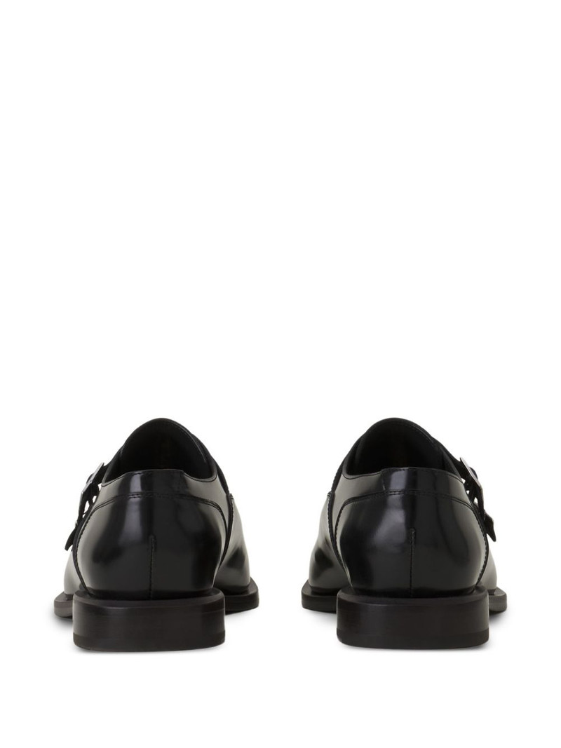 double-buckle pointed monk shoes 3