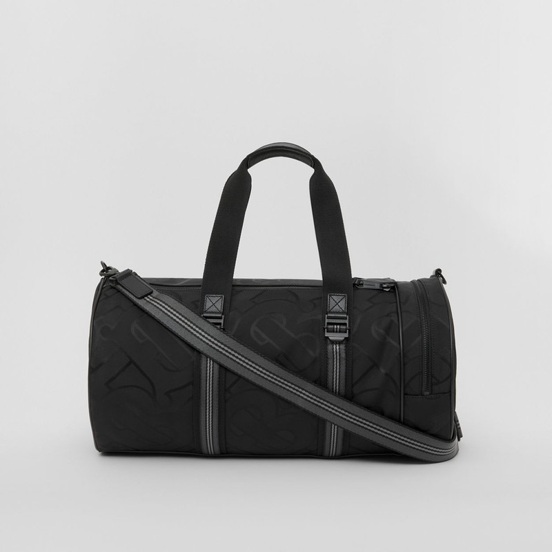 Medium Monogram Jacquard Barrel Bag 8