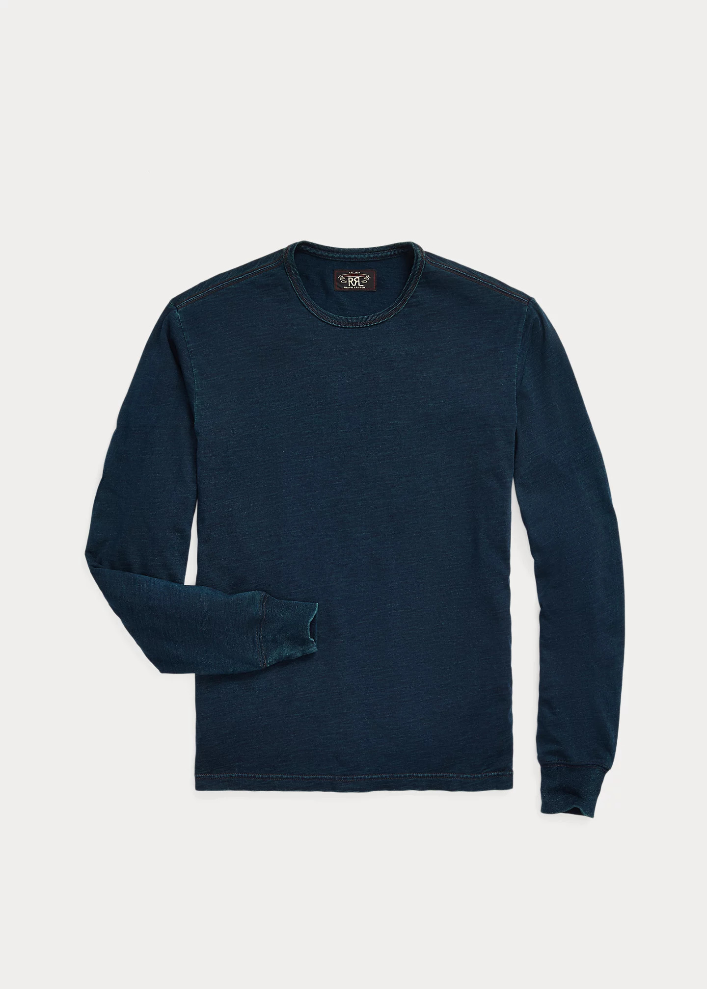 Indigo Jersey Long-Sleeve T-Shirt - 1