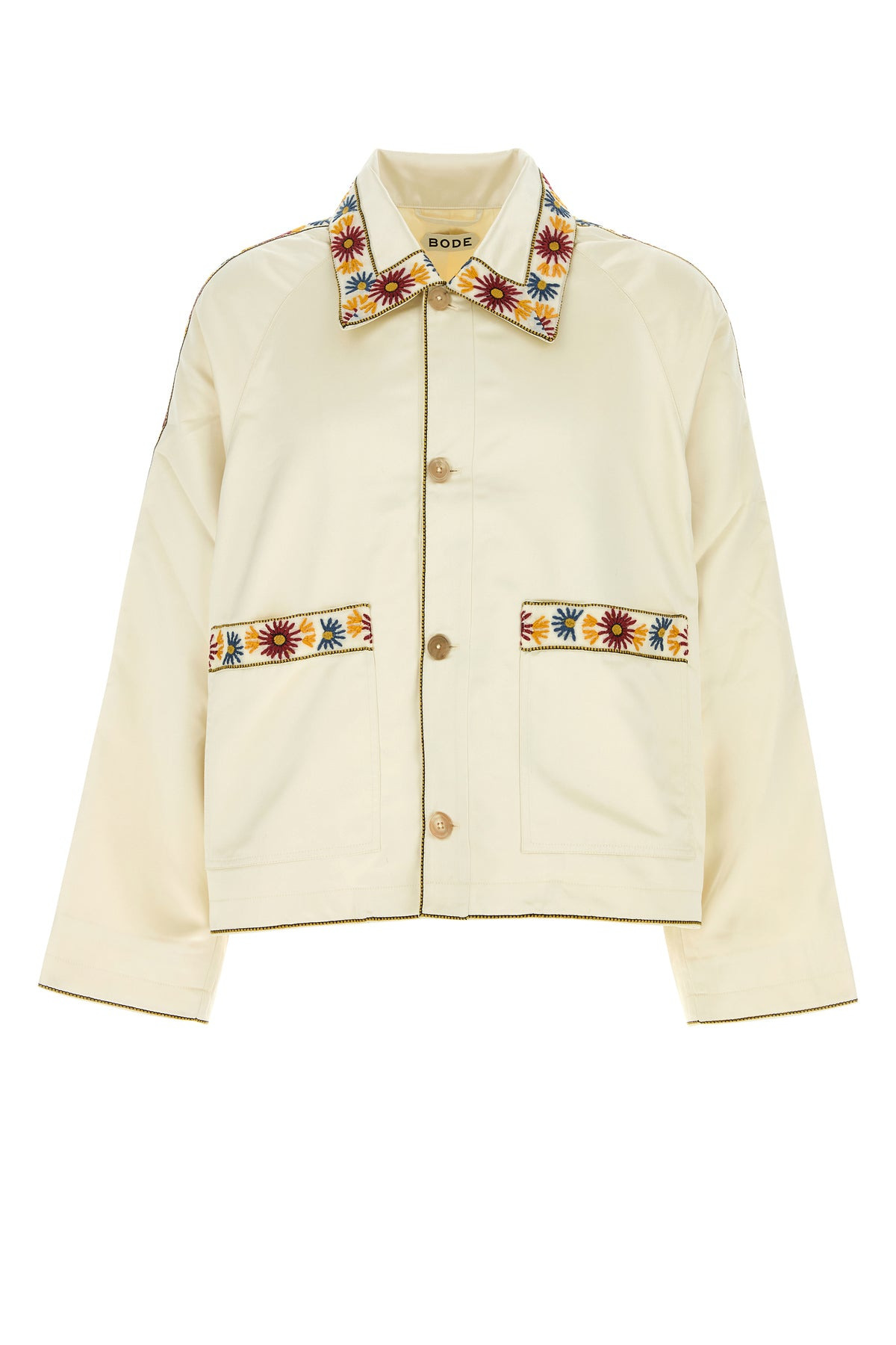Ivory satin Candyfloss jacket - 1