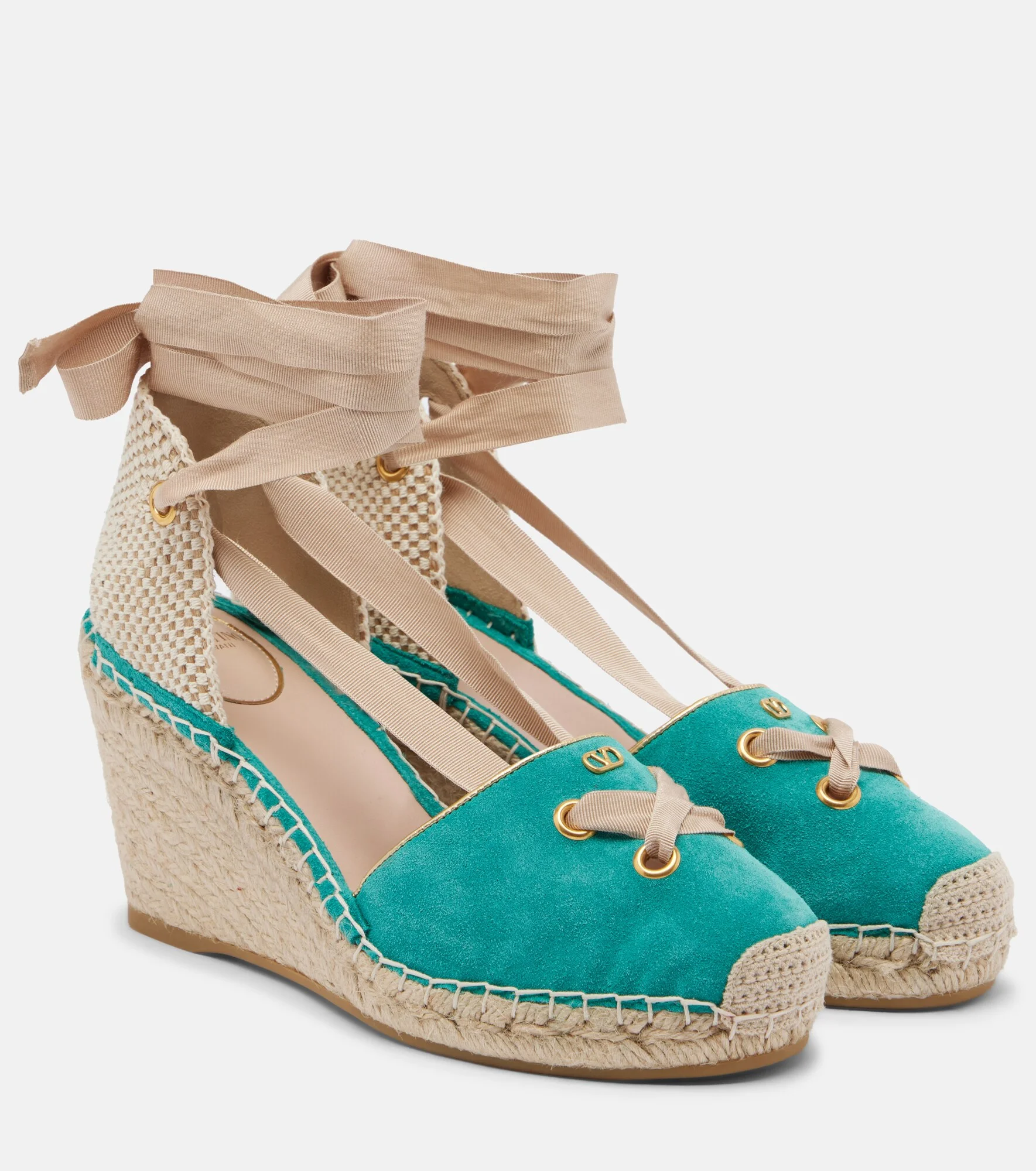 Resort suede espadrille wedges - 1