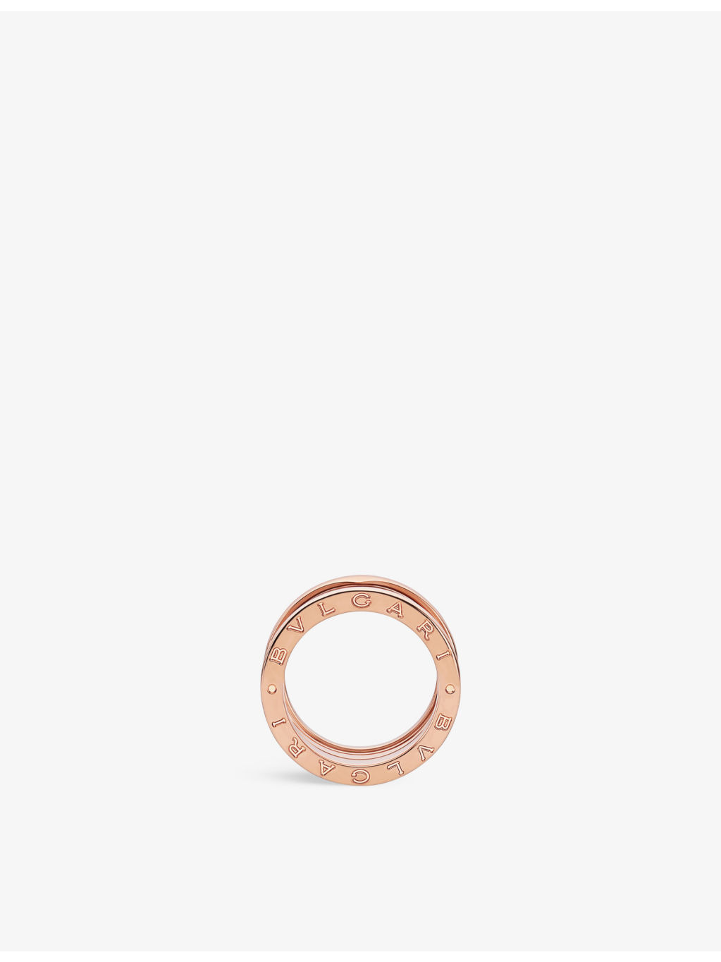 B.zero1 four-band 18ct rose-gold ring - 5
