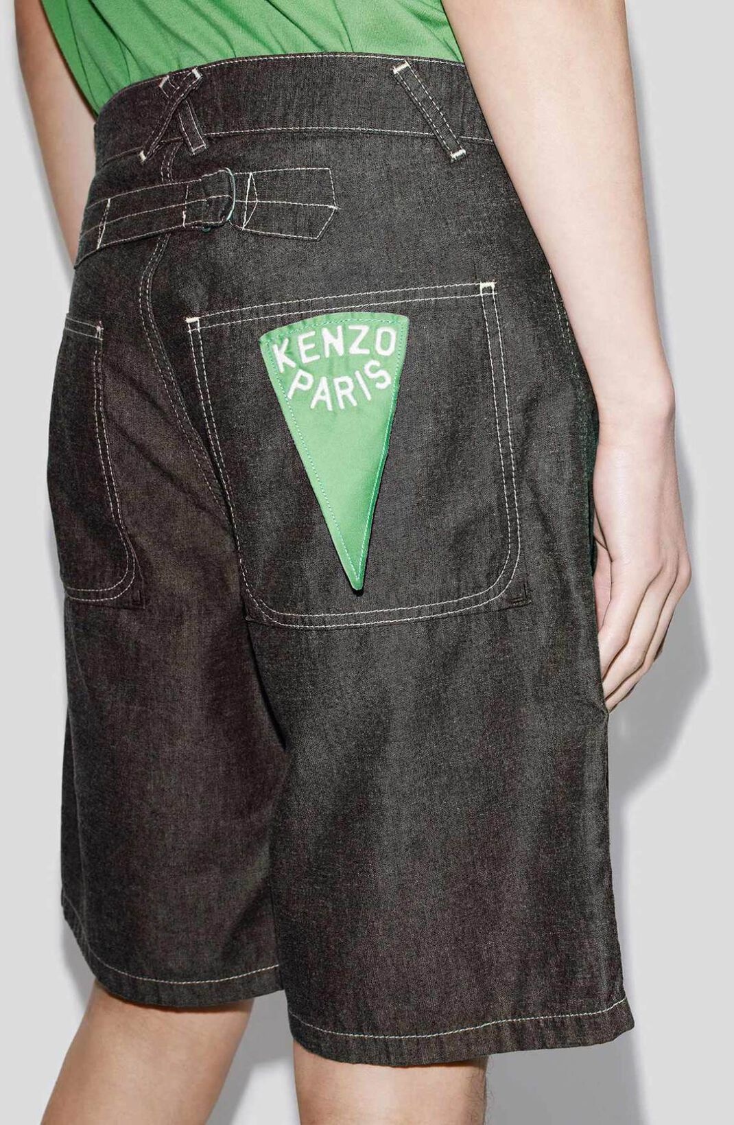 Loose-fit SAILOR denim shorts - 5