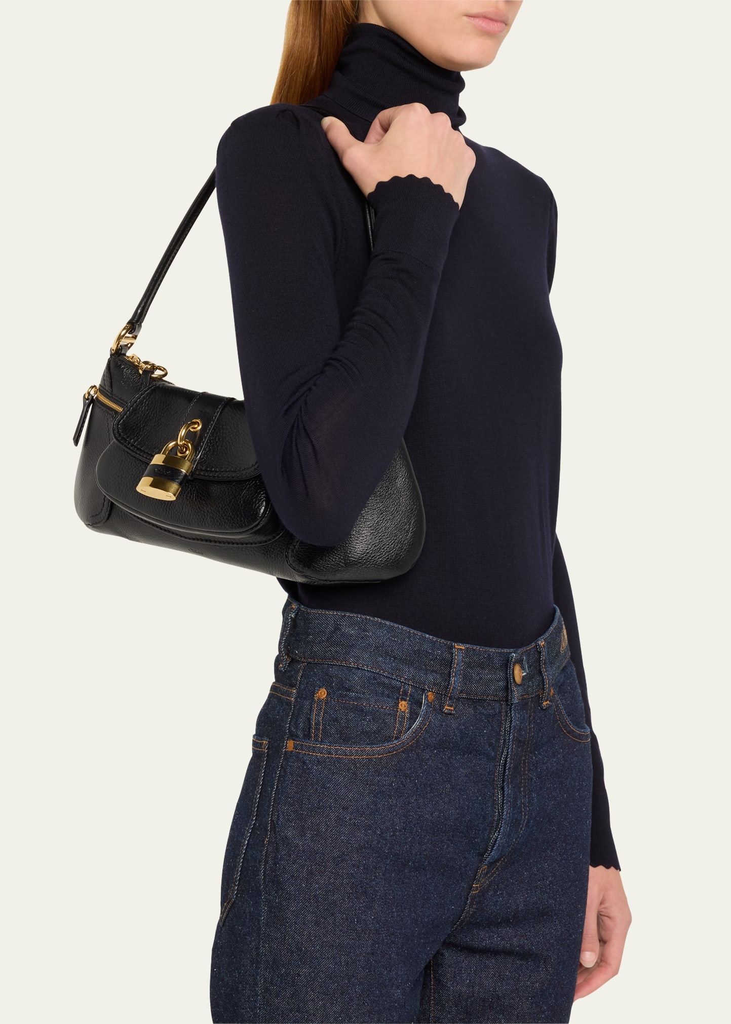 The 99 Shoulder Bag in Shiny Grained Calfskin - 2
