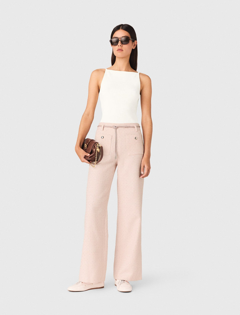 maje Tweed trousers outlook