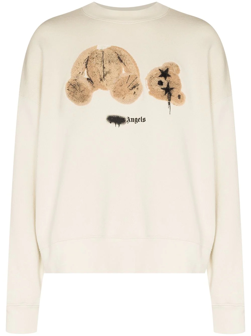 Spray Bear cotton sweatshirt - 1