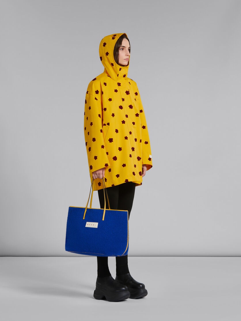 YELLOW PARKA WITH DRAFT FLOWER PRINT - 6