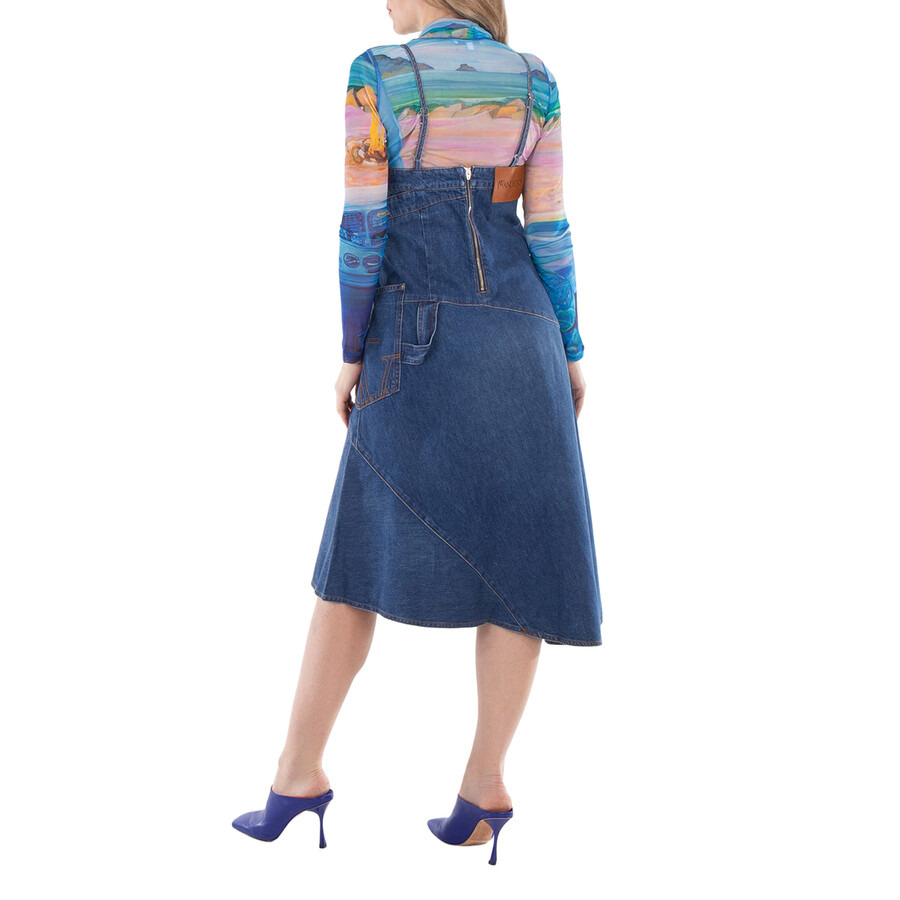 JW Anderson Twisted Denim Cotton Dress - 4