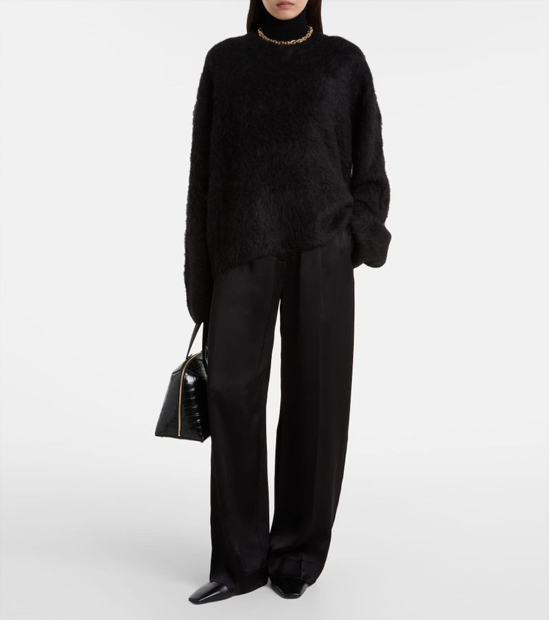 TOTEME Satin wide-leg pants outlook