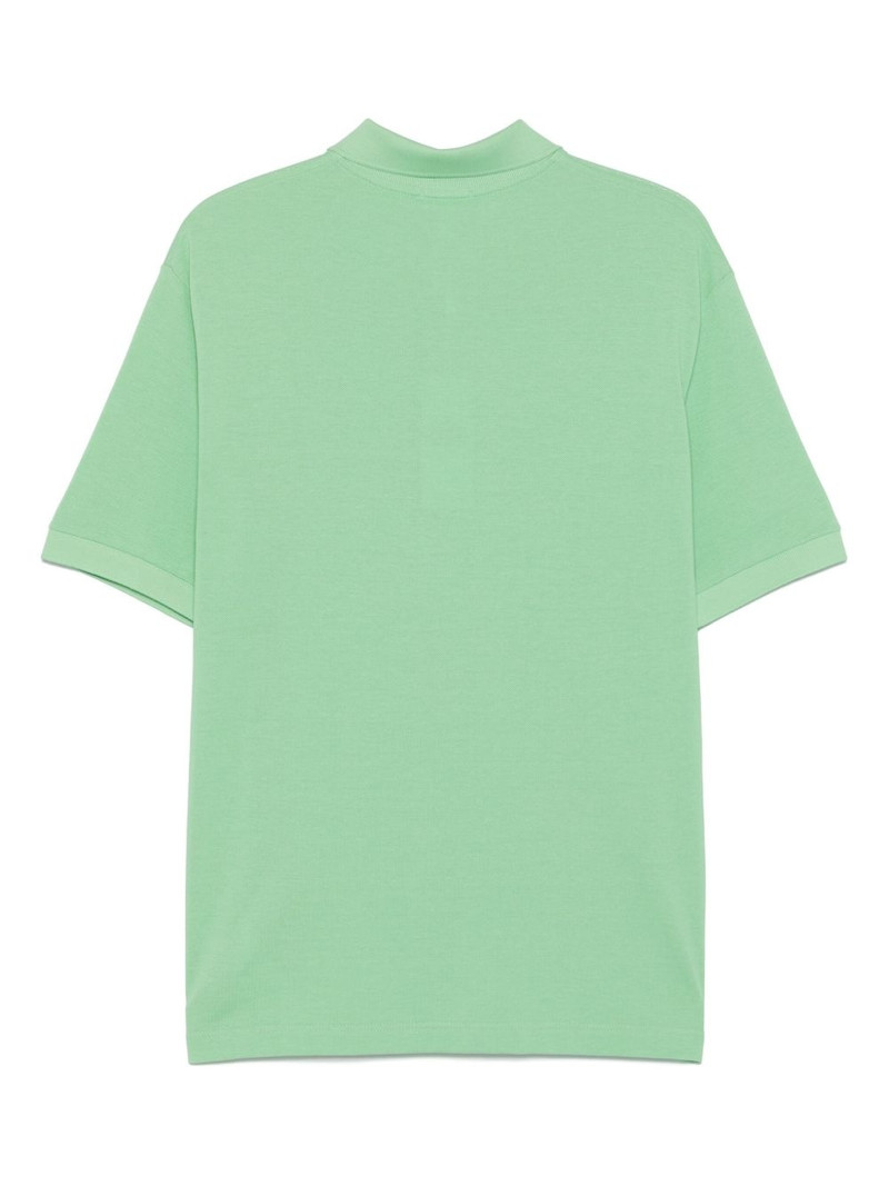 LACOSTE logo-patch polo shirt outlook