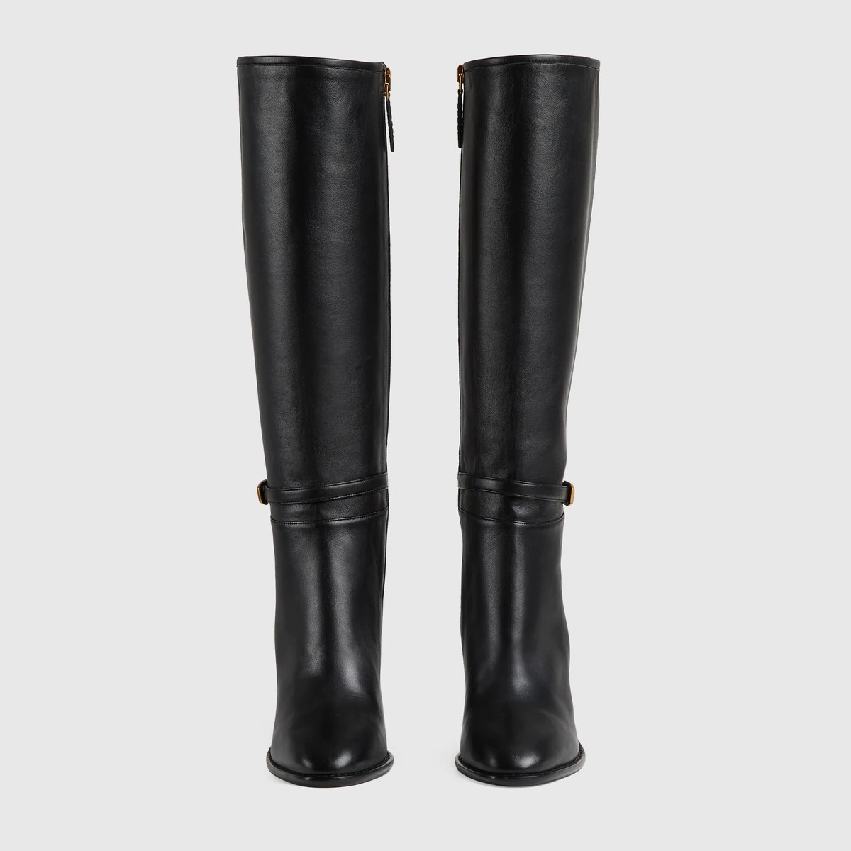 Women's knee-high boot with Gucci print - 3