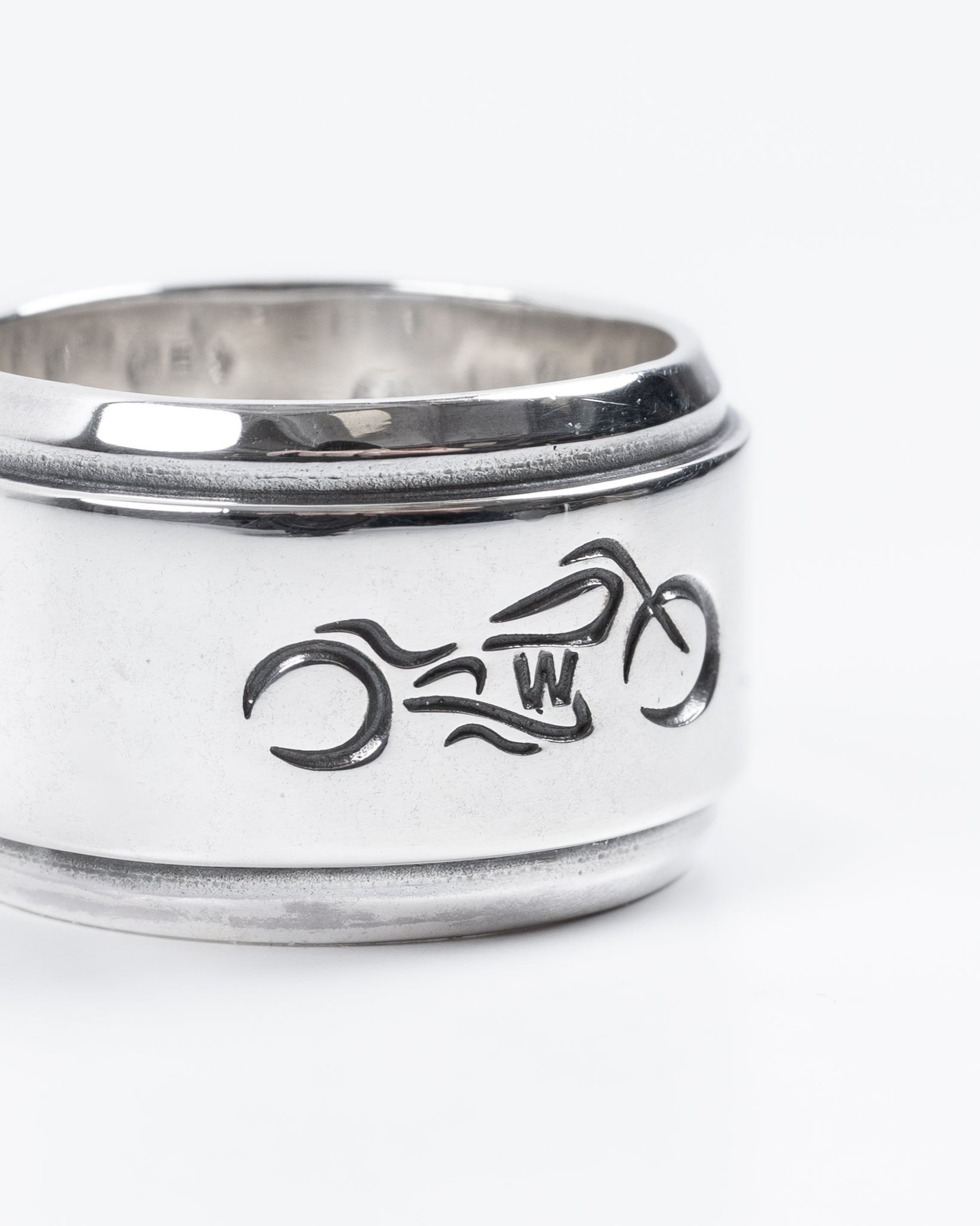 Iron Heart Ring - Sterling Silver - 5
