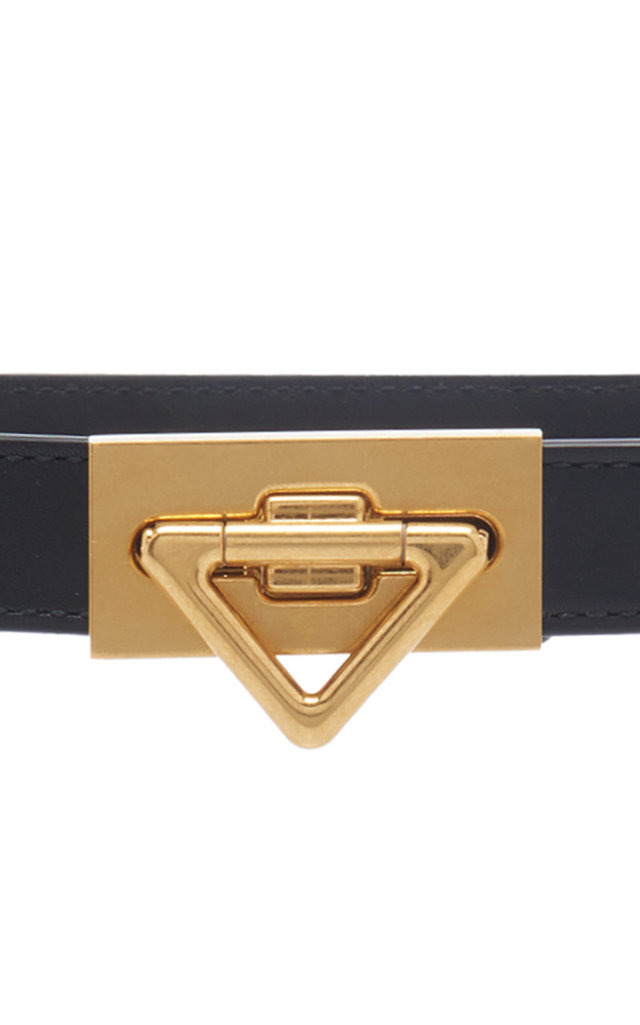Leather Belt black - 4