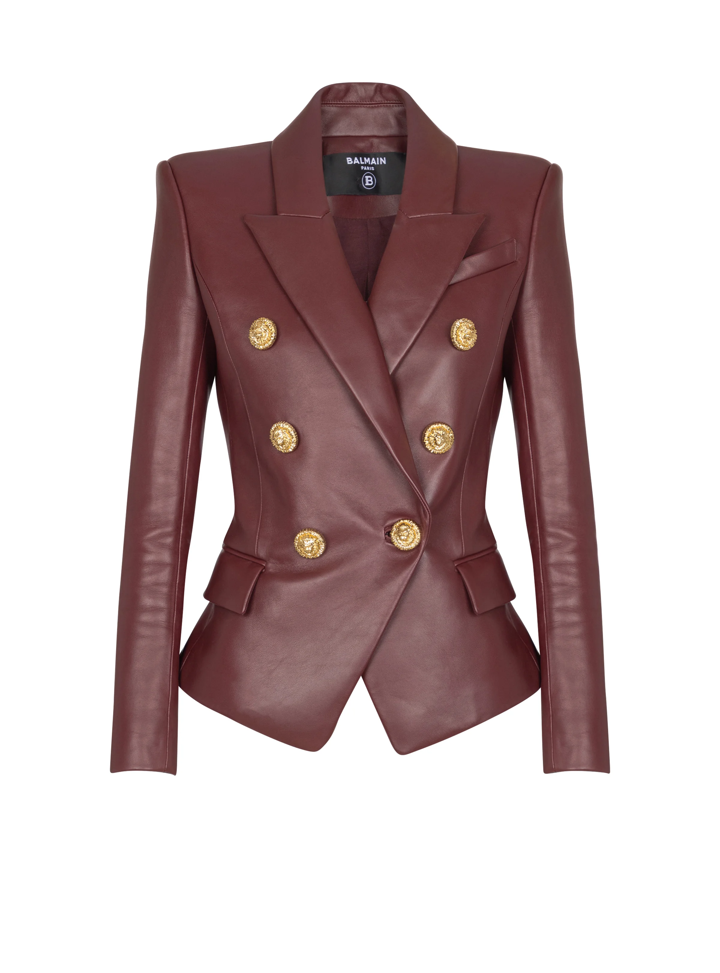 6-button lambskin jacket - 1