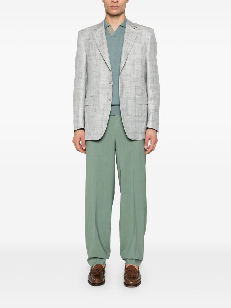 Canali checked blazer outlook