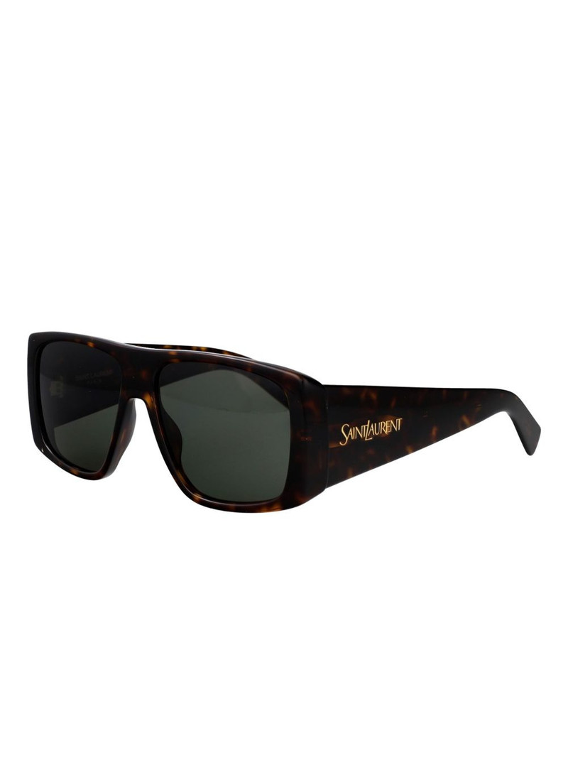 SAINT LAURENT rectangle-frame sunglasses outlook