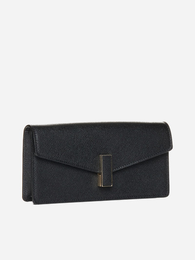 Valextra Iside leather clutch bag outlook