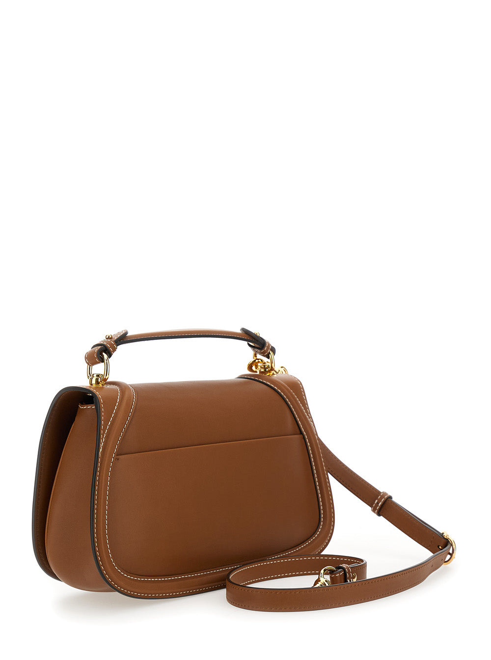 Gucci Women 'Blondie' Brown Handbag With Logo Detail On Front In Leather Woman - 3