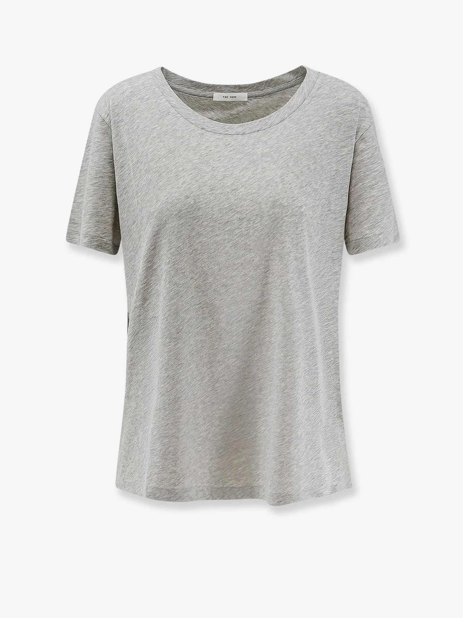 The Row Dera Cotton T-Shirt Grey - 1