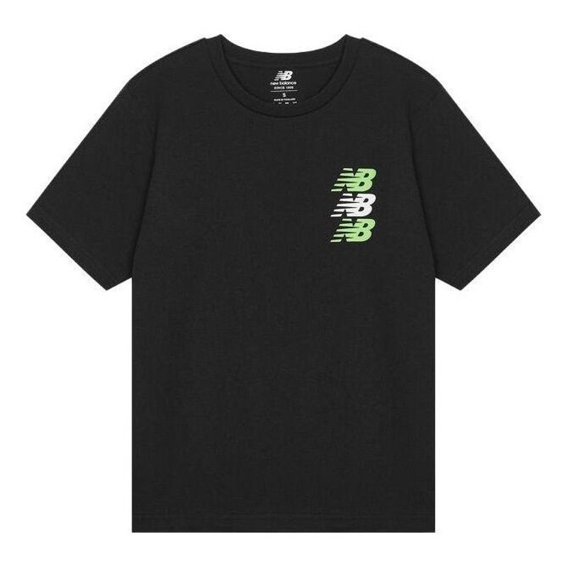 New Balance Triple Logo T-shirt 'Black' MT21905-BK - 1