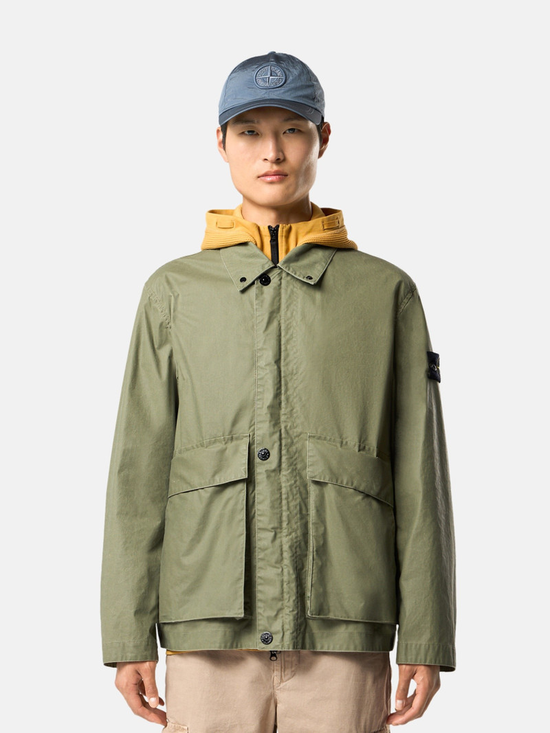 Stone Island 4100054 WAXED PIGMENT COTTON TELA outlook