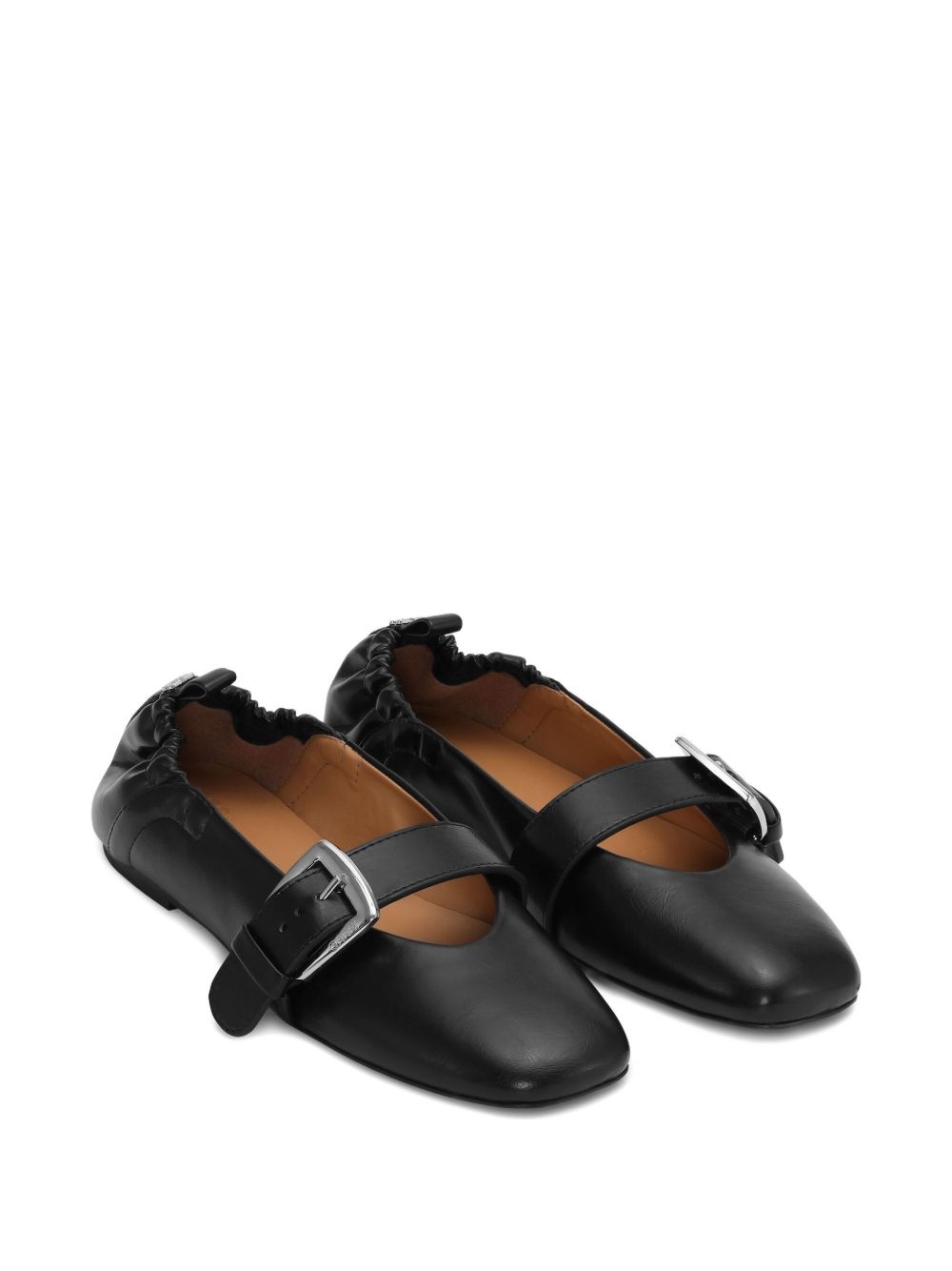 faux-leather ballet flats - 2