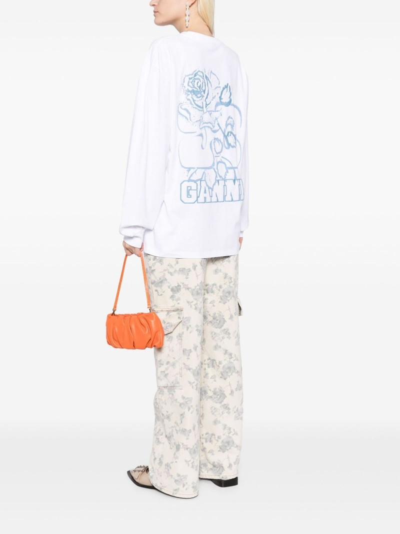 GANNI Future heavy cotton T-shirt outlook