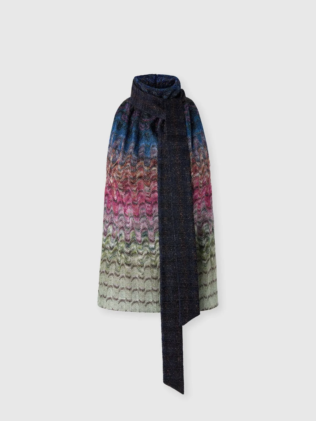 Top with iridescent kaleidoscopic motif - 1