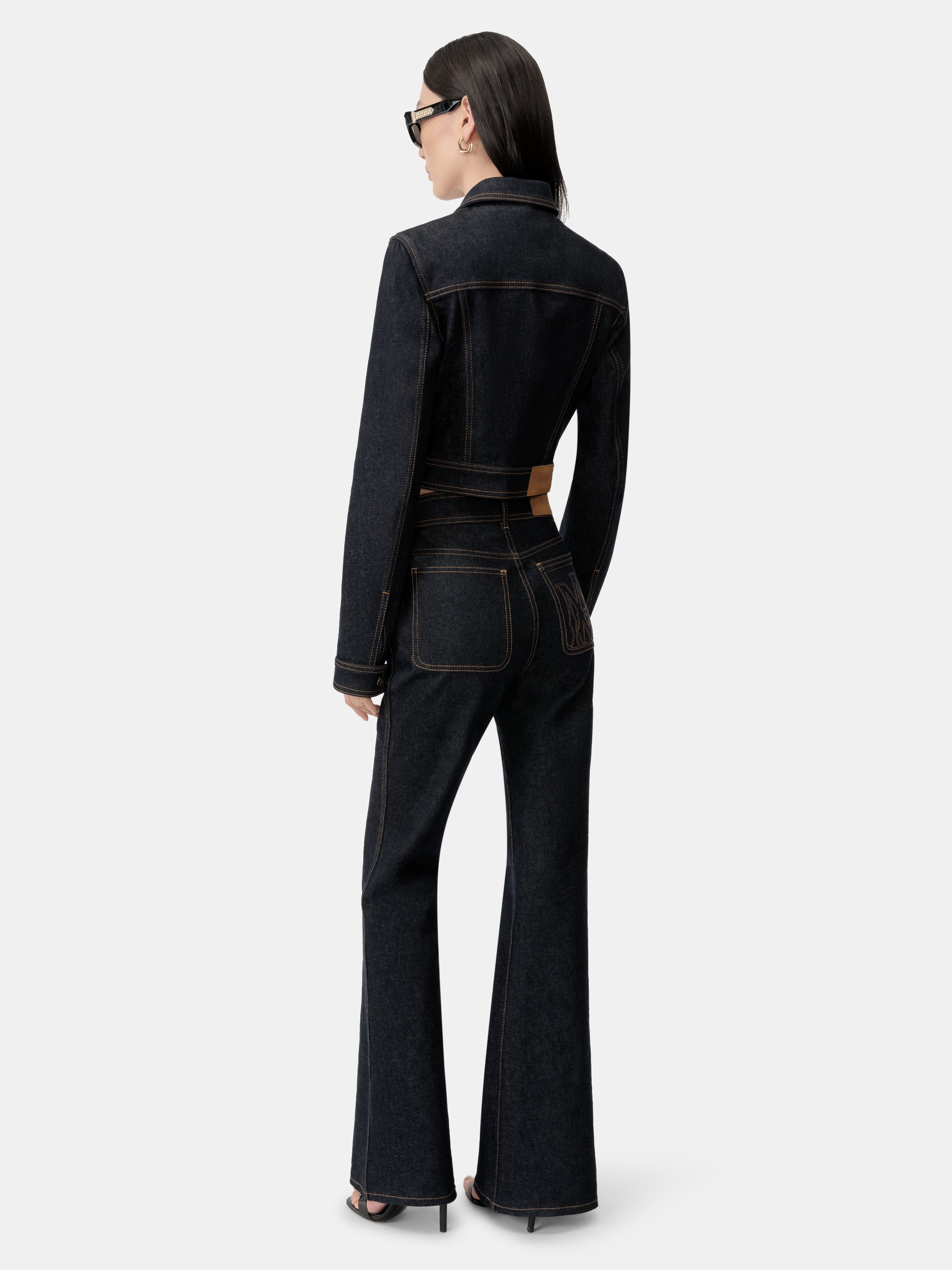 WOMEN'S ZIP UP FLARE JEAN - 2